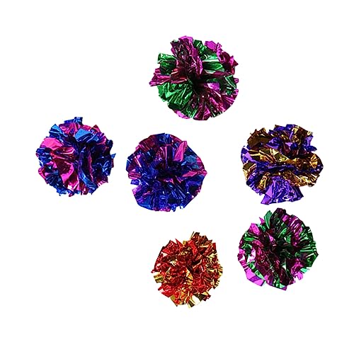 Amosfun 12st Crinkle-bälle Für Katzen Mylar-Kugeln Haustier Katzenspielzeug Amosfun 12st Crinkle-bälle Für Katzen Mylar-Kugeln Haustier Katzenspielzeug von Amosfun