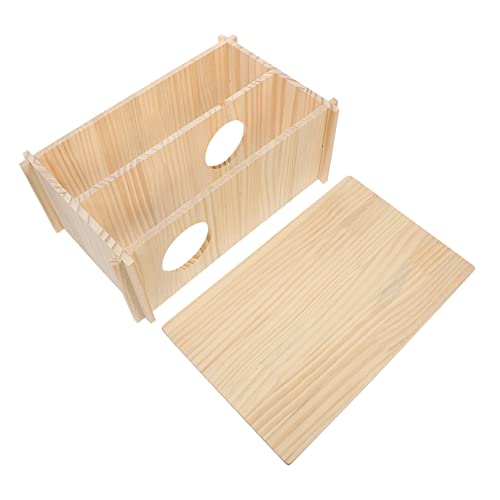 Amosfun 1Stk Hamsterversteck Chinchilla aus Holz Chinchilla-Hütte Holzhamster Spielset aus Holz Spielzeug dekoratives Haustiernest Hamster schlafplatz hölzern Haustierbett Hamsternest Amosfun 1Stk Hamsterversteck Chinchilla aus Holz Chinchilla-Hütte Holzhamster Spielset aus Holz Spielzeug dekoratives Haustiernest Hamster schlafplatz hölzern Haustierbett Hamsternest von Amosfun