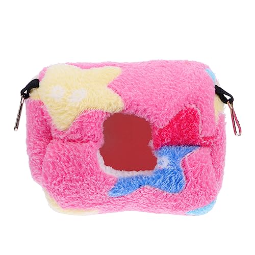 Amosfun Verdickte Haustier-hängematte Für Hamster - Gemütliches Schaukel-hängebett Warmes Nest Für von Amosfun