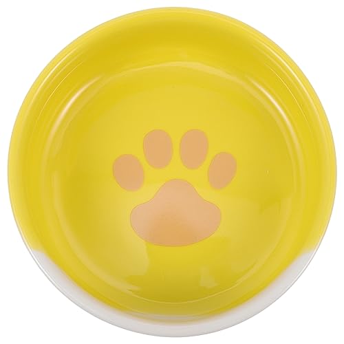 Amosfun 1Stk Trinkschale Kätzchen-Feeder Katzenfutterhalter Gelb Katzennapf Katzennäpfe Haustiernapf Cartoon tierfutter tablett Halswirbelsäule Futternapf Hundenapf Haustierzubehör Keramik Amosfun 1Stk Trinkschale Kätzchen-Feeder Katzenfutterhalter Gelb Katzennapf Katzennäpfe Haustiernapf Cartoon tierfutter tablett Halswirbelsäule Futternapf Hundenapf Haustierzubehör Keramik von Amosfun