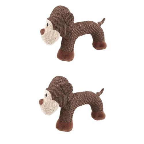 Amosfun 2 Stücke Kauen Hunde Spielzeug Haustier Spielzeug für Welpen Plüsch Hund Kauen Spielzeug mit Quietsche Amosfun 2 Stücke Kauen Hunde Spielzeug Haustier Spielzeug für Welpen Plüsch Hund Kauen Spielzeug mit Quietsche von Amosfun