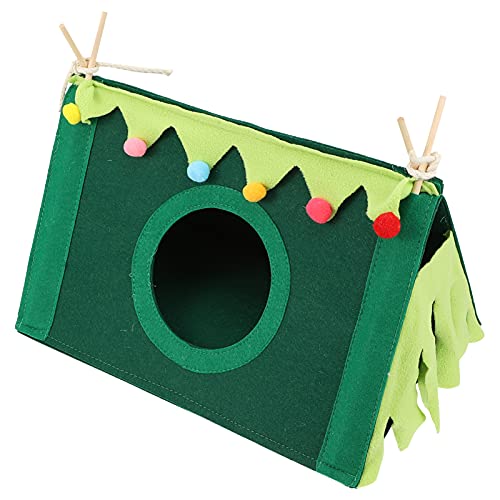 Amosfun 2 STK Hamsternest Zelt Aus Filz Für Haustiere Haustier Zelt Höhle Weihnachtskatzenhaus Hamsterversteck Hamsterhaus Aus Holz Kleintierlebensraum Filzstoff Matratze Familie Amosfun 2 STK Hamsternest Zelt Aus Filz Für Haustiere Haustier Zelt Höhle Weihnachtskatzenhaus Hamsterversteck Hamsterhaus Aus Holz Kleintierlebensraum Filzstoff Matratze Familie von Amosfun