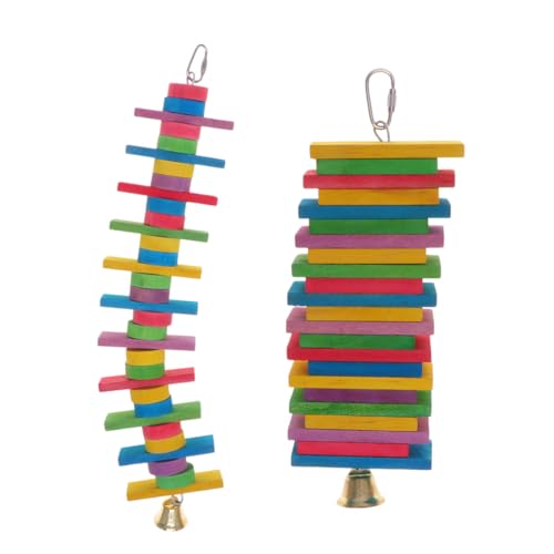 Amosfun 2 STK Haustier Beißspielzeug Baustein Holzspielzeug Für Vögel Kauspielzeug Vogelspielzeug Für Sittiche Spielzeug Zum Zerreißen Von Vögeln Papagei Die Schaukel Hölzern Amosfun 2 STK Haustier Beißspielzeug Baustein Holzspielzeug Für Vögel Kauspielzeug Vogelspielzeug Für Sittiche Spielzeug Zum Zerreißen Von Vögeln Papagei Die Schaukel Hölzern von Amosfun