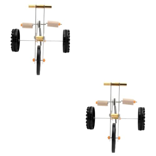 Amosfun 2 STK Papagei Fahrrad Vogel Trick Tischspielzeug Papagei Trainingsrad Sittichspielzeug Für Den Käfig Vogel Interaktives Spielzeug Stahl 201 Papageienvogel Trainingsmaterial von Amosfun