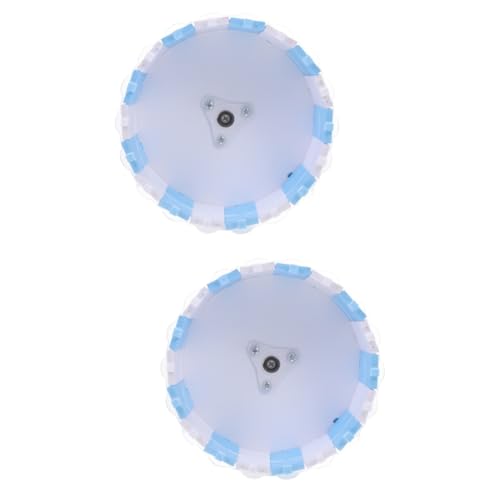 Amosfun 2 Stück Laufrad Für Kleintiere Hamster-übungs-sportrad Geräuschloses Hamster-laufrad Haustier-Hamster-Rad Spielzeug Leises Laufrad von Amosfun