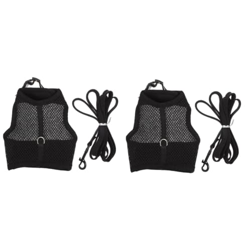 Amosfun 2 Sets Bunny Weste Leine Set Und Für Seil Kit Atmungsaktive Mesh Einstellbar Für Und Katzen von Amosfun