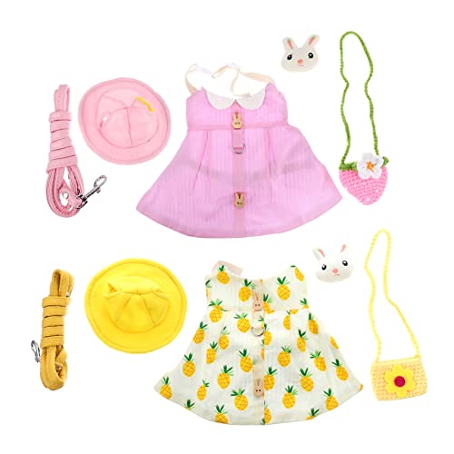 Amosfun 2 Sätze Kaninchenleine Kaninchen-Outfits Frettchen Zubehör Haustierkleidung Kleintierwesten Leine Kaninchen-brustgurtweste Zubehör Für Hasenkostüme Baumwolle Die Katze Kleidungsset Amosfun 2 Sätze Kaninchenleine Kaninchen-Outfits Frettchen Zubehör Haustierkleidung Kleintierwesten Leine Kaninchen-brustgurtweste Zubehör Für Hasenkostüme Baumwolle Die Katze Kleidungsset von Amosfun