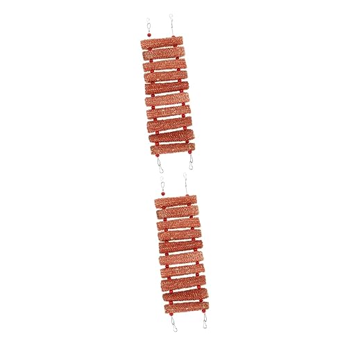 Amosfun 2 Stücke Papagei Schaukel Spielzeug Vogel Papagei Hängen Kauen Leiter Zubehör Chinchilla Haustier Amosfun 2 Stücke Papagei Schaukel Spielzeug Vogel Papagei Hängen Kauen Leiter Zubehör Chinchilla Haustier von Amosfun