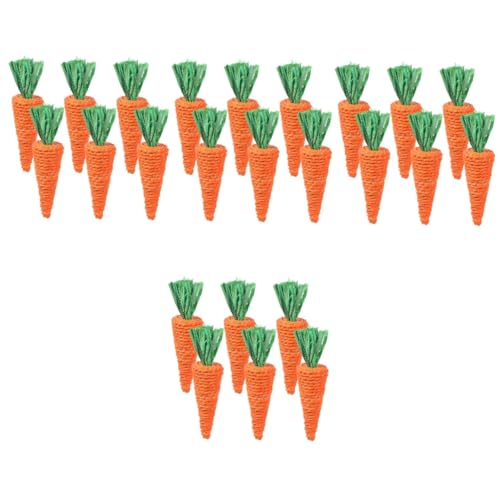 Amosfun 24 Stück Geflochtene Karotten Bastelspielzeug Katzenspielzeug Nymphensittich Leckereien Kleines Haustier Kauspielzeug Zahnpflegespielzeug Timothy Heubällchen Hamster Molaren Amosfun 24 Stück Geflochtene Karotten Bastelspielzeug Katzenspielzeug Nymphensittich Leckereien Kleines Haustier Kauspielzeug Zahnpflegespielzeug Timothy Heubällchen Hamster Molaren von Amosfun