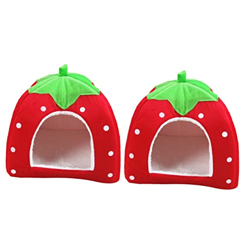 Amosfun 2St Hundehöhle Bett Haustierbetten kaufestes hundebett faltbares Haustierbett Katzenzeltbett hundebetten pet Bed Katze Bett großes Hundebett Indoor-Hundehütte Heizung Amosfun 2St Hundehöhle Bett Haustierbetten kaufestes hundebett faltbares Haustierbett Katzenzeltbett hundebetten pet Bed Katze Bett großes Hundebett Indoor-Hundehütte Heizung von Amosfun