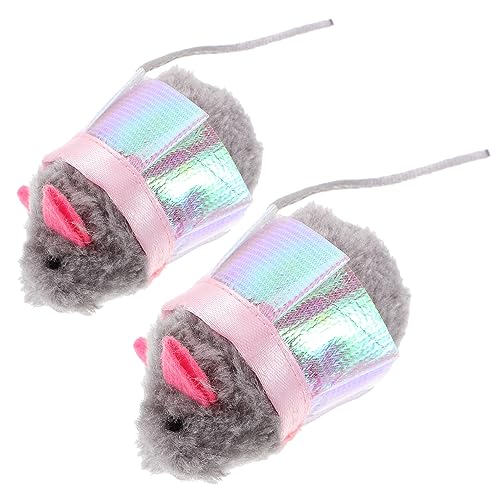 Amosfun 2stücke Katzenminze Spielzeug Für Katzen Teiliges Interaktives Mäuse-Spielzeug Aus Weichem Für Indoor-Katzen Fördert Spieltrieb Und Entspannung Zur Beschäftigung Kratzen Amosfun 2stücke Katzenminze Spielzeug Für Katzen Teiliges Interaktives Mäuse-Spielzeug Aus Weichem Für Indoor-Katzen Fördert Spieltrieb Und Entspannung Zur Beschäftigung Kratzen von Amosfun