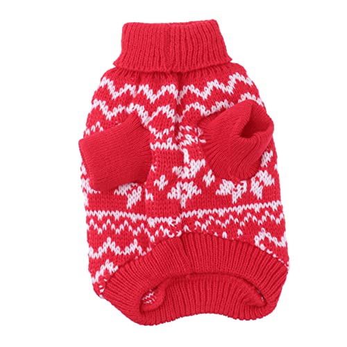 Amosfun 2st Haustier Hund Mantel Hunde-Katzen-Kleidung Stricken Katzen-Outfit Großer Hundeweihnachtspullover Hund-Halloween-Pullover Welpen-Sweatshirt Schneeflockenmuster Verdicken Wurst Amosfun 2st Haustier Hund Mantel Hunde-Katzen-Kleidung Stricken Katzen-Outfit Großer Hundeweihnachtspullover Hund-Halloween-Pullover Welpen-Sweatshirt Schneeflockenmuster Verdicken Wurst von Amosfun