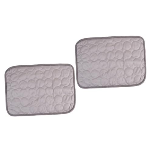 Amosfun 2 Stücke Hund Katze Kühl Matten Haustier Bett Matte Saugfähigen Material Sicher Für Haut Grau 40x30 Amosfun 2 Stücke Hund Katze Kühl Matten Haustier Bett Matte Saugfähigen Material Sicher Für Haut Grau 40x30 von Amosfun
