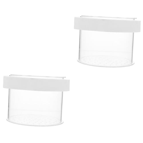 Amosfun 2er-Box Isolationsbox Für Aquarien Inkubator Zum Laichen Von Fischen Behälter Für Aquarienfische Probenbehälter Für Aquarien Betta-Aquarium Klein Außerirdischer Acryl Baby von Amosfun