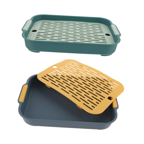 Amosfun 2er-Box Kaninchentoilette Katzenklo-Trainer Für Haustiere Hasen-trainingstöpfchen Einstreukäfig Für Kleintiere Kleine Haustiertoilette Häschen-Zug-töpfchen Urinal Quadrat Pp Amosfun 2er-Box Kaninchentoilette Katzenklo-Trainer Für Haustiere Hasen-trainingstöpfchen Einstreukäfig Für Kleintiere Kleine Haustiertoilette Häschen-Zug-töpfchen Urinal Quadrat Pp von Amosfun