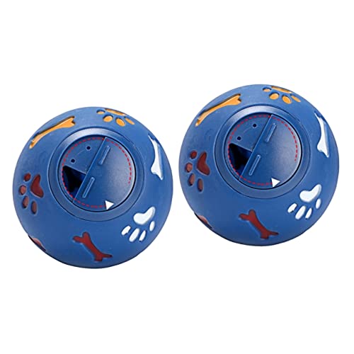 Amosfun 2st Ballspielzeug Für Hunde Hunde-Puzzle-spielzeugball Hundefutter Ball Hundepuzzlespielzeug Für Große Hunde Spielzeug Zur Abgabe Von Leckereien Für Hunde Lebensmittel Kauen von Amosfun