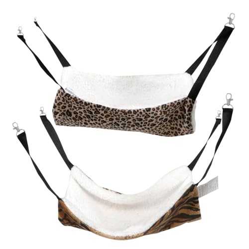 Amosfun 2St Hamster Hängematte Guinea-Bett Katzenfensterbarsch Welpe Tier Winterunterlage für Katzen Winter Katzenhängematte Leopardenmuster das Bett Katzennest Schweinchen 35 c Hündchen Amosfun 2St Hamster Hängematte Guinea-Bett Katzenfensterbarsch Welpe Tier Winterunterlage für Katzen Winter Katzenhängematte Leopardenmuster das Bett Katzennest Schweinchen 35 c Hündchen von Amosfun