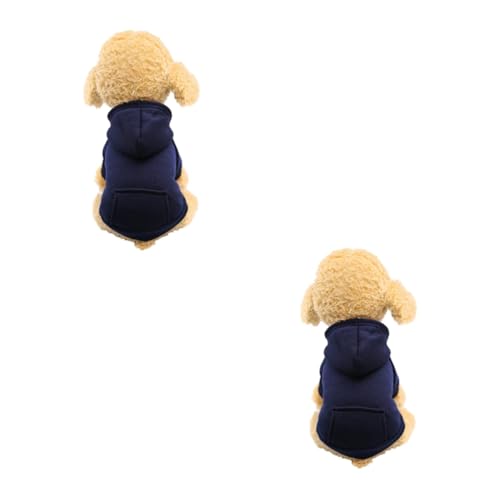 Amosfun 2 Stück Luxuriöse Wärme Für Hunde Stilvoller Mantel Haustierkostüm Gemütliches Welpen-Outfit Größe XXL Marineblau Amosfun 2 Stück Luxuriöse Wärme Für Hunde Stilvoller Mantel Haustierkostüm Gemütliches Welpen-Outfit Größe XXL Marineblau von Amosfun