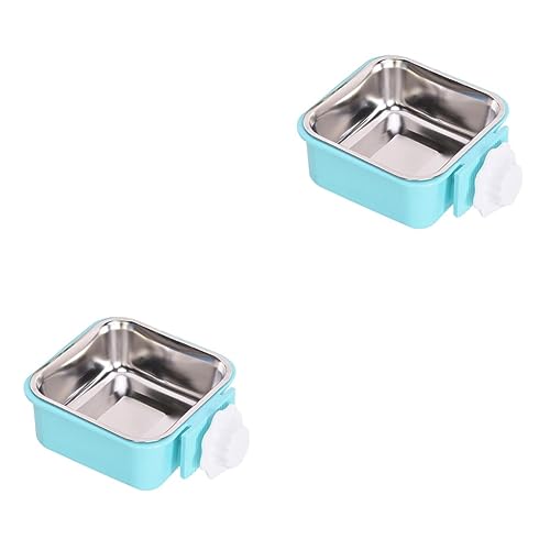 Amosfun 2st Hundenapf Edelstahl Hundenäpfe Edelstahl Edelstahl-hundenäpfe Futternapf Für Haustiere Futterspender Für Haustiere Haustierzubehör Geschirr Der Hund von Amosfun