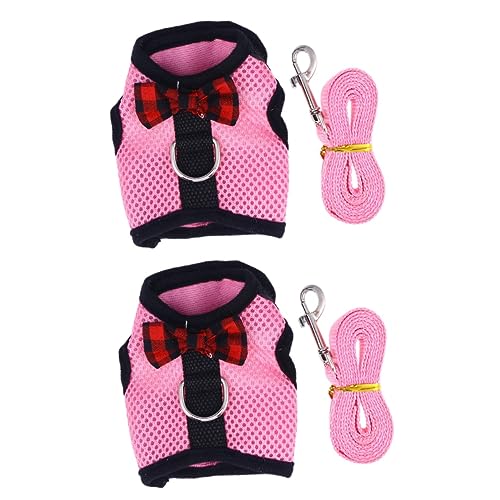 Amosfun 2st Joggingleine Atmungsaktive Netzweste Meerschweinchen Kostüme Kätzchenleine Meerschweinchen-Halloween-kostüme Frettchen Ratten Geschirr Leine Katzenleinen Hasenleine Seil Klein Amosfun 2st Joggingleine Atmungsaktive Netzweste Meerschweinchen Kostüme Kätzchenleine Meerschweinchen-Halloween-kostüme Frettchen Ratten Geschirr Leine Katzenleinen Hasenleine Seil Klein von Amosfun