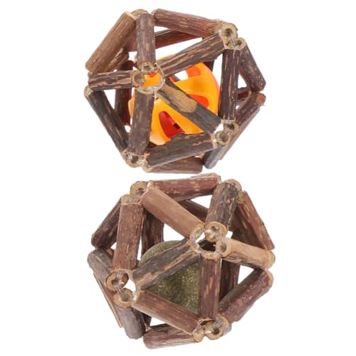 Amosfun - Katzen-backenzahnspielzeug 2er-Pack Bälle Katzenkauspielzeug Bälle Katzenspielzeugbälle Katzen-backenzahnbälle für Katzen Amosfun - Katzen-backenzahnspielzeug 2er-Pack Bälle Katzenkauspielzeug Bälle Katzenspielzeugbälle Katzen-backenzahnbälle für Katzen von Amosfun