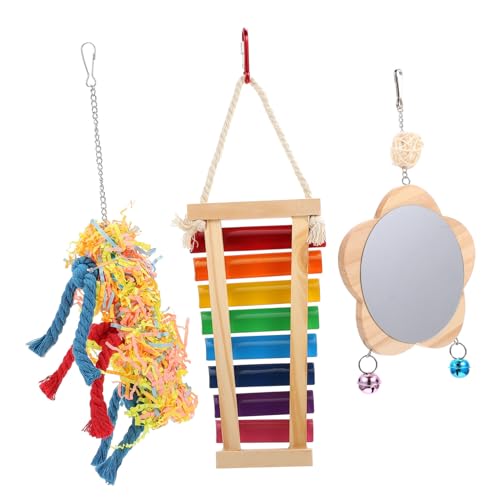 Amosfun 3 STK Papagei Spielzeug Vogel Spiegel Spielzeug Zum Beißen Von Papageien Vogel Holzleiter Vogelkäfig Spielzeug Papageienspiegel Hühnerstall Pickendes Spielzeug Acryl Hahn Henne Amosfun 3 STK Papagei Spielzeug Vogel Spiegel Spielzeug Zum Beißen Von Papageien Vogel Holzleiter Vogelkäfig Spielzeug Papageienspiegel Hühnerstall Pickendes Spielzeug Acryl Hahn Henne von Amosfun