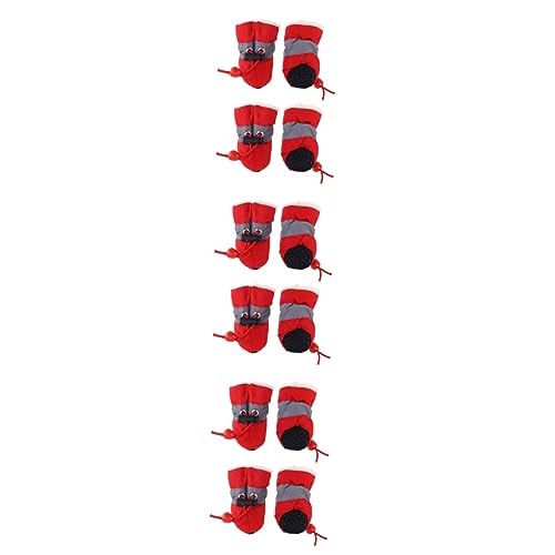 Amosfun 3 Sätze Hundestiefel & Pfotenschützer Für Den Winter Haustierschuhe Für Chihuahua Hundestiefel Für Kleine Hunde Regenstiefel Für Hunde Pfotenschutz Kurze Stiefel Kleinkind Amosfun 3 Sätze Hundestiefel & Pfotenschützer Für Den Winter Haustierschuhe Für Chihuahua Hundestiefel Für Kleine Hunde Regenstiefel Für Hunde Pfotenschutz Kurze Stiefel Kleinkind von Amosfun
