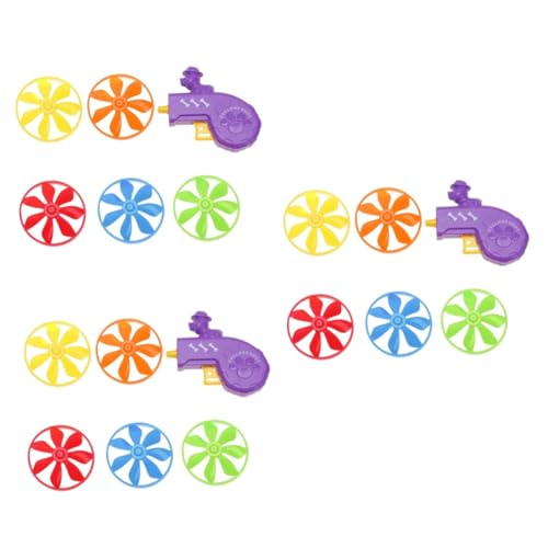 Amosfun 3 Sätze Werfer Für Fliegende Untertassen Interaktives Trainingshundespielzeug Lernspielzeug Spielzeug Für Haustiere Katzenhubschrauberspielzeug Puzzle Hündchen Violett Kind von Amosfun