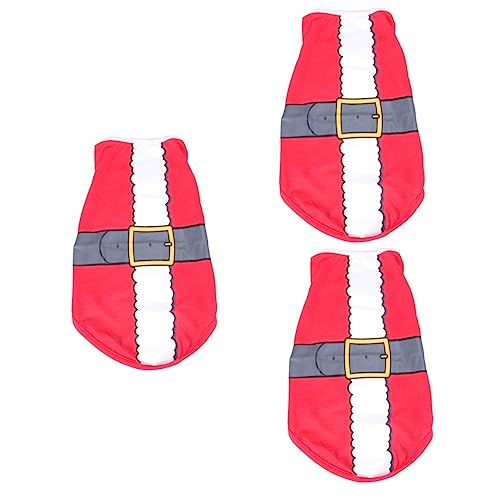 Amosfun 3st Welpe Hunde Weihnachtsoutfits Weihnachtshundehemd Hundeweihnachtskostü Urlaub Hundekleidung Partykleidung Für Haustiere Katzenkostü Weihnachtsmannanzug Warm Halten Hündchen Amosfun 3st Welpe Hunde Weihnachtsoutfits Weihnachtshundehemd Hundeweihnachtskostü Urlaub Hundekleidung Partykleidung Für Haustiere Katzenkostü Weihnachtsmannanzug Warm Halten Hündchen von Amosfun