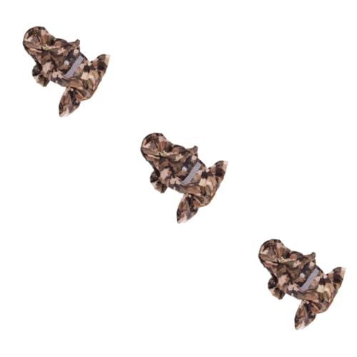 Amosfun 3 Stücke Reflektierende Haustier Regenmantel Hund Regenmantel Mit Kapuze Für Hunde S Camouflage von Amosfun