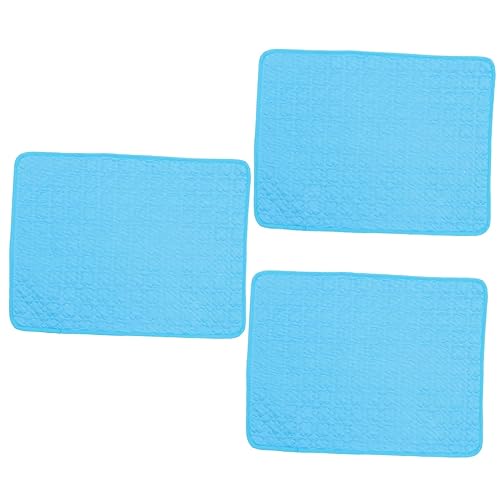 Amosfun 3St Haustier kühle Unterlage Kühlmatte für Hamster Zwingermatte zum Schlafen bei heißem Wetter matratzenschoner selbstkühlende Decke Kühlmatte für Haustiere tragbar -Seide-Matte Amosfun 3St Haustier kühle Unterlage Kühlmatte für Hamster Zwingermatte zum Schlafen bei heißem Wetter matratzenschoner selbstkühlende Decke Kühlmatte für Haustiere tragbar -Seide-Matte von Amosfun