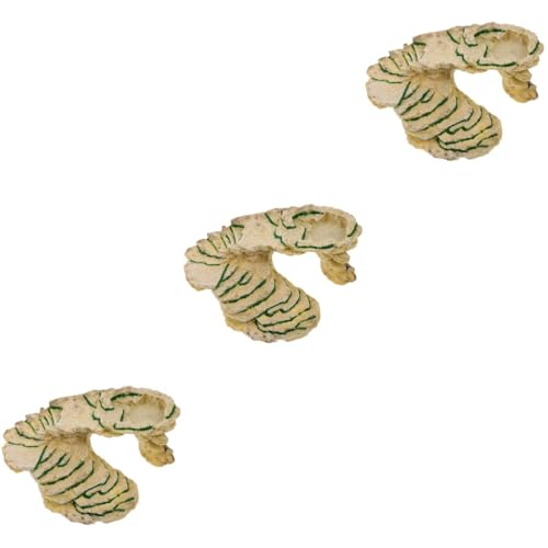 Amosfun 3st Klettern Für Haustiere Reptichip Innenausstattung Rampendekorationen Für Reptilien Terrarium Ruheterrasse Schwimmende Plattform Für Reptilien Terrarien Künstlich Harz Ornamente von Amosfun