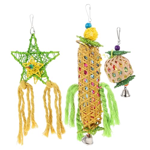 Amosfun Kauspielzeug Für Papageien 3er-Pack Vogelspielzeug Vogel-papierschredder-Spielzeug Papageien-backenzahn-Spielzeug Vogel-hängespielzeug Amosfun Kauspielzeug Für Papageien 3er-Pack Vogelspielzeug Vogel-papierschredder-Spielzeug Papageien-backenzahn-Spielzeug Vogel-hängespielzeug von Amosfun