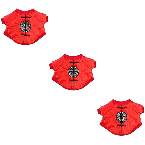 Amosfun 3-teiliges Modisches Haustier-Outfit -Anzug-Mantel für Gemütliche Outdoor-Abenteuer von Amosfun