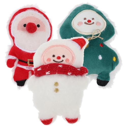 Amosfun 3St Weihnachtsplüschtiere Interaktives Spielzeug für Hunde Kauspielzeug für Welpen Kätzchenspielzeug für Wohnungskatzen süßes Katzenminze-Spielzeug nagt Amosfun 3St Weihnachtsplüschtiere Interaktives Spielzeug für Hunde Kauspielzeug für Welpen Kätzchenspielzeug für Wohnungskatzen süßes Katzenminze-Spielzeug nagt von Amosfun