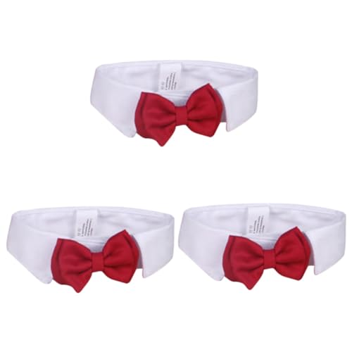 Amosfun 3st Welpe Kragenbindung Hundehalsband Fliege Katze Bowknot-Krawatte Verstellbare Halsschleifen Für Hunde Hund Fliegen Haustier Katze Fliegen Männlicher Hund B026 Einstellbar Weiß Amosfun 3st Welpe Kragenbindung Hundehalsband Fliege Katze Bowknot-Krawatte Verstellbare Halsschleifen Für Hunde Hund Fliegen Haustier Katze Fliegen Männlicher Hund B026 Einstellbar Weiß von Amosfun