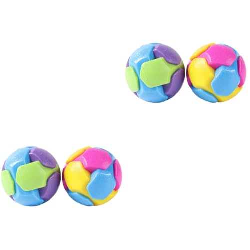 Amosfun 4 Stück Backenzaun-Ball für Haustiere Hunde spielsachen für große Hunde petball Spielzeuge Kauspielzeug für Haustiere Haustier Hundespielzeug Kauball Golden Retriever Pet-Ball psm von Amosfun