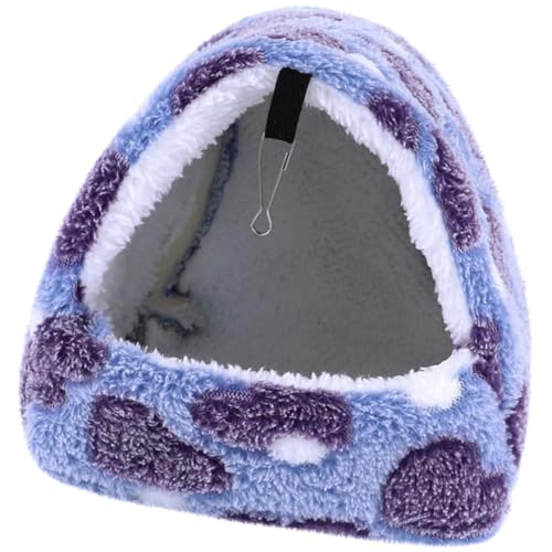 Amosfun 4 Stück Hängematte Für Hamster Igelkäfig Aus Fleece Hängemattenkäfig Zubehör Hamster Hängendes Warmer Kleintierkäfig Käfigzubehör Kleiner Hamster Chinchilla Flanell Baumwolle von Amosfun