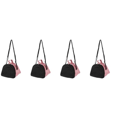 Amosfun 4-teilige Tragetasche für Hamster Ratten Meerschweinchen Zubehör Atmungsaktiv Reisetasche für Haustiere Leicht Zu Reinigen für Tiere von Amosfun