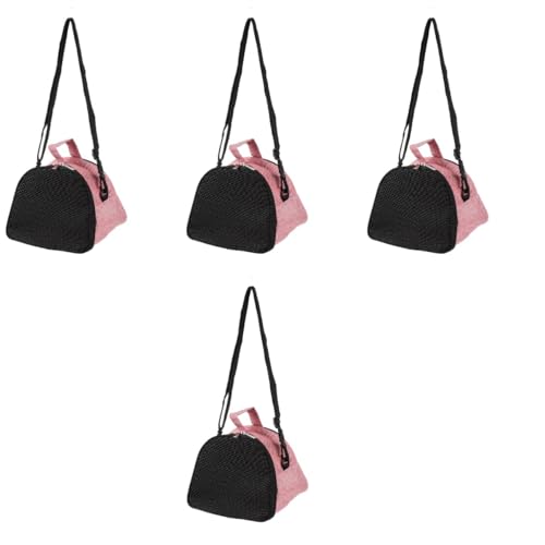 Amosfun 4 Stück Hamster Aus Tasche Reptilienträger Hamster Ausgehende Reisehandtaschen Tragetasche Für Ratten Hamster-Reisetasche Vogeltragerucksack Reisen Oxford-Stoff Hase Eichhörnchen von Amosfun