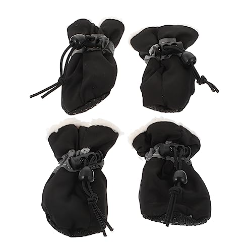 Amosfun 4 Stück Schuhüberzüge für Haustiere hundeschuhe kalt rutschfeste Schuhe für Haustiere Pfote Anti-Rutsch-Schuhe für Haustiere Haustier warme Schuhe draussen Welpenschuhe großer Hund Amosfun 4 Stück Schuhüberzüge für Haustiere hundeschuhe kalt rutschfeste Schuhe für Haustiere Pfote Anti-Rutsch-Schuhe für Haustiere Haustier warme Schuhe draussen Welpenschuhe großer Hund von Amosfun