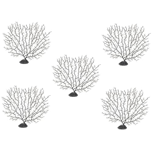 Amosfun 5stücke Simuliertes Korallenbaum- Für Aquarien Mittelgroßes Kunstwerk Aus Realistische Wasserpflanzen Für Fischbecken-Dekoration Schädigt Keine Aquarienbewohner Verbessert Die von Amosfun