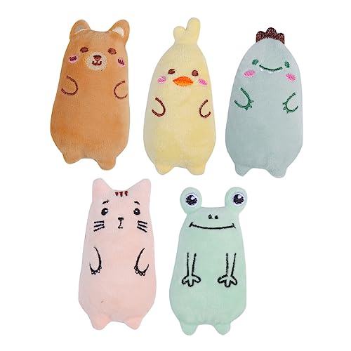 Amosfun 5St Katzenspielzeug Welpenspielzeug Spielzeug für Hunde klein -Plüsch Zähne Spielzeuge Kätzchen Katzenminze Spielzeug Kätzchen Plüschtier die Katze Haustierzubehör Amosfun 5St Katzenspielzeug Welpenspielzeug Spielzeug für Hunde klein -Plüsch Zähne Spielzeuge Kätzchen Katzenminze Spielzeug Kätzchen Plüschtier die Katze Haustierzubehör von Amosfun