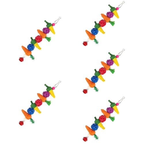 Amosfun 5st Papagei Spielzeug Hängendes Glöckchen-vogelspielzeug Conure-Spielzeug Papagei Holzspielzeug Vogelspielzeug Für Papageien Vogel Leiter Sittich Papier Der Vogel Hängende Glocke Amosfun 5st Papagei Spielzeug Hängendes Glöckchen-vogelspielzeug Conure-Spielzeug Papagei Holzspielzeug Vogelspielzeug Für Papageien Vogel Leiter Sittich Papier Der Vogel Hängende Glocke von Amosfun