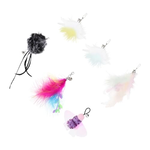 Amosfun 6st Ersatzkopf Für Katzenangel Kauspielzeug Für Katzen Teaser Zauberstab Hundespielzeug Katze Zauberstab Ersatz Katzenspielzeug Der Vogel Katzen-Teaser Plüsch Kätzchen Haustier Amosfun 6st Ersatzkopf Für Katzenangel Kauspielzeug Für Katzen Teaser Zauberstab Hundespielzeug Katze Zauberstab Ersatz Katzenspielzeug Der Vogel Katzen-Teaser Plüsch Kätzchen Haustier von Amosfun