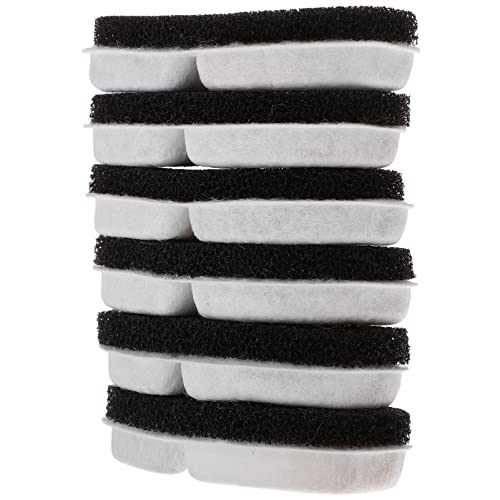 Amosfun Ersatzfilter Für Katzenbrunnen 6er-Pack Haustier-wasserfilter-Set Dichtungen von Amosfun