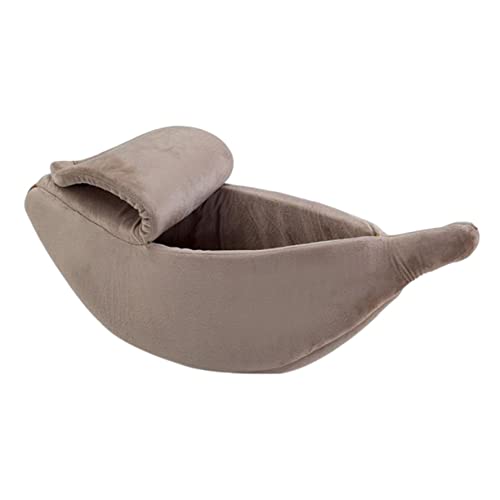 Amosfun Bananen-hundebett Katze Couchbett Katzennest Bananenbett Für Hunde Haustier Warmes Katzenhausbett Katzenbetthöhle Katzencouch Bananen Hundebett Couchbett Für Matte Karikatur von Amosfun