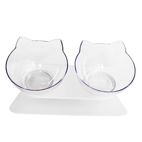 Amosfun Doppelter Futterspender Für Katzen Futternapf Für Katzen Weiß Haustier Amosfun Doppelter Futterspender Für Katzen Futternapf Für Katzen Weiß Haustier von Amosfun