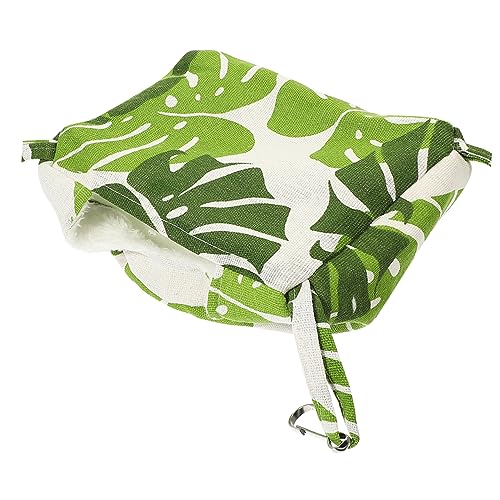 Amosfun Eichhörnchen Hängematte Tierkäfig Frettchen Hängende Höhle Hamster Etagenbett Zuckergleiterkäfig Zubehör Beutel Für Zuckergleiter Haustier Arktisches Fleece Schlafnetz Kleine Tiere von Amosfun
