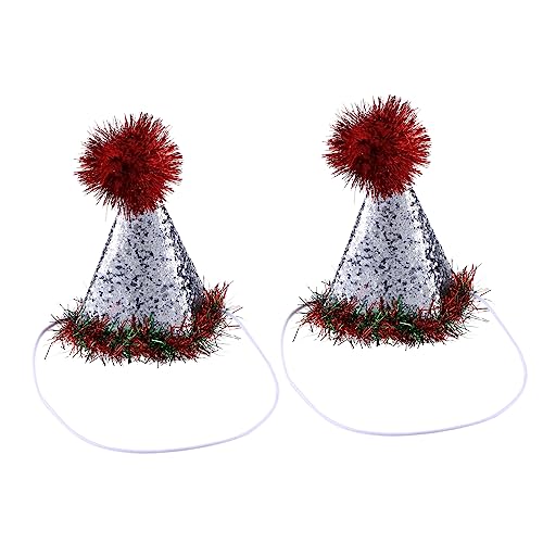 Amosfun Festival-Hut für Haustiere. Weihnachtsmütze für Haustiere Dekoration Aus Weichem Material Angenehm für Das Haustier Zu Tragen von Amosfun